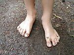 barefooted