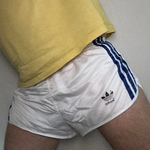 Adidas shorts guy